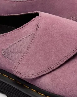 Zuecos con plataforma Zebzag Anywair de ante in Rosa Empolvado