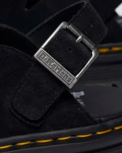 Zuecos informales con plataforma Zebzag de ante&nbsp; in Negro