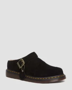 Zuecos Isham de ante Desert Oasis in Negro