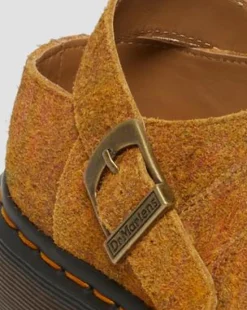 Zuecos Isham de ante jaspeado in Brown