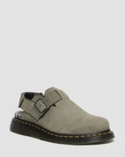Zuecos Jorge II con forro sintético in Nickel Grey