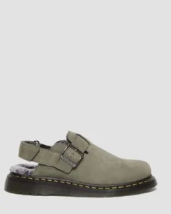 Zuecos Jorge II con forro sintético in Nickel Grey