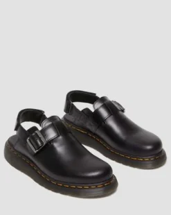 Zuecos Jorge II de piel Brando in Negro