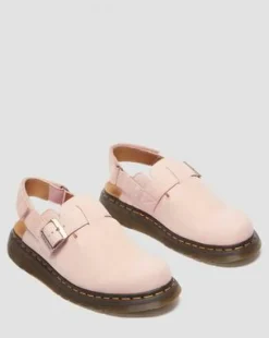 Zuecos Jorge Ii de piel Nubuck&nbsp; in Rosa Polvo