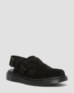 Zuecos Jorge Made in England de ante&nbsp; in Negro