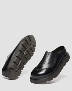 Zuecos VENT XX02 de piel in Negro
